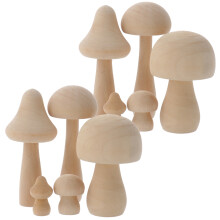 30 Unidades De De Madera Miniaturas Adornos Pequeños