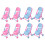 16 Pièces Poussette Bébé Miniature Réaliste Pour Maison De 3