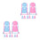 16 Pièces Poussette Bébé Miniature Réaliste Pour Maison De 8