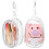2 St Mini Nyckelringssäck Transparent Förvaring Dragkedja 1