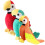3 Unidades Peluches De Loro De Juguete Bebé 2