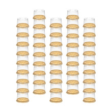 50Pcs Transparent Plasthållare För Cake Hemmabjudning Bageriaffär