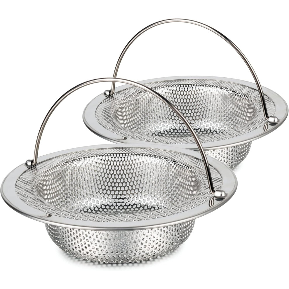 Sink Strainer, Stainless Steel Sink Drain Strainer With Anti-Clogging Micro-Perforation For Easy Clean, Dishwasher Safe And Environmentally Friendly F 9060116642106