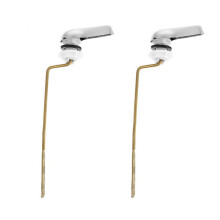 Substituição da alavanca de descarga do vaso sanitário, alavanca de descarga lateral compatível com vasos sanitários TOTO, barra de metal