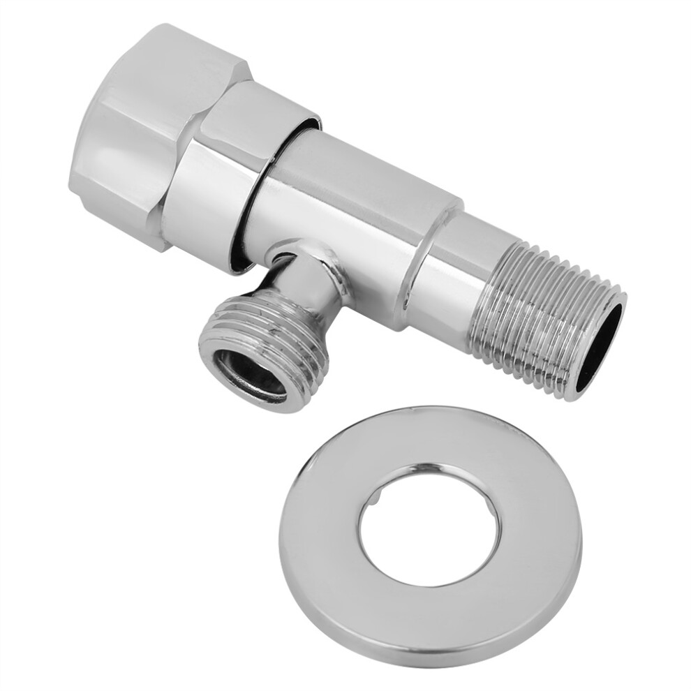 Angle Valve With Beautiful Appearance For Kitchen Sink Toilet, Nickel-Plated Long Service Life Easy To Install 9060116780464