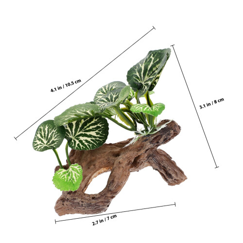 Aquarium Landscape Tree Trunk Fish Tank Artificial Plant Hideout 1
