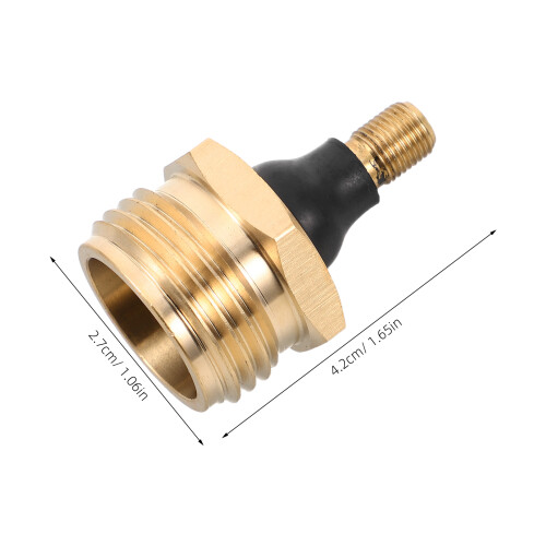 Rv Mässing Blow Out Adapter Med Luftmunstycke Snabbkoppling 2