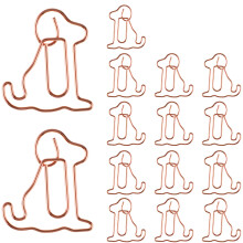 25 Pcs Pappersklämmor I Hundform För Dokument Bokmärken