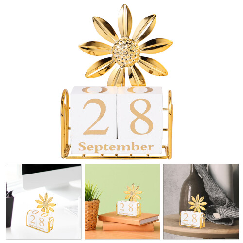1 Set Kalenderblock Evighetskalender Bordkalender 1