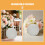 Grå Blomsterskumklot För DIY Och Blomsterkonst 8