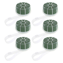 6Pcs Manipulador De Buquê Para Noivas Verde Com Base De Espuma