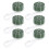 6Pcs Manipulador De Buquê Para Noivas Verde Com Base De Espuma 1