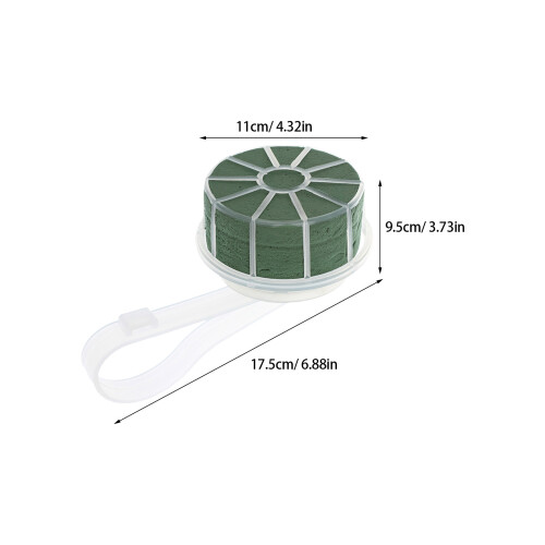 6Pcs Manipulador De Buquê Para Noivas Verde Com Base De Espuma 1