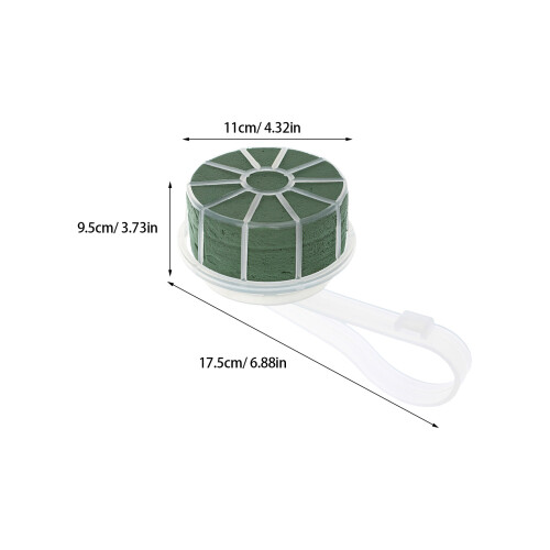 6Pcs Manipulador De Buquê Para Noivas Verde Com Base De Espuma 2