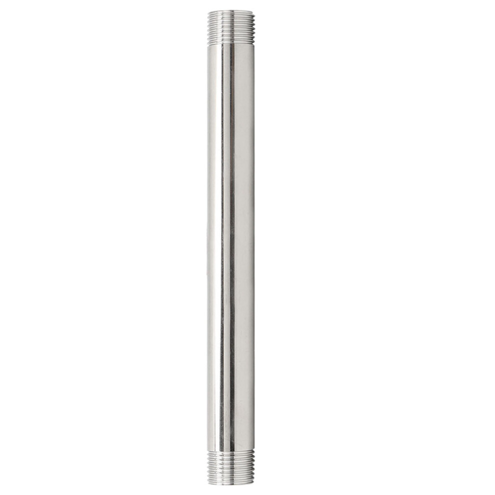 Mirror Like Appearance Stainless Steel Pipe Fitting Corrosion Resistant Ductility Male Threaded Nipple Durable Connector High Temperature Resistance 9060116643943