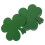 40 Pcs St Patricks Dag Trèklöver Anslagstavla Gröna Utsnitt 1