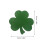 40 Pcs St Patricks Dag Trèklöver Anslagstavla Gröna Utsnitt 2