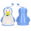 Rasierte Eismaschine ABS Pinguinform Blau Tragbare 10