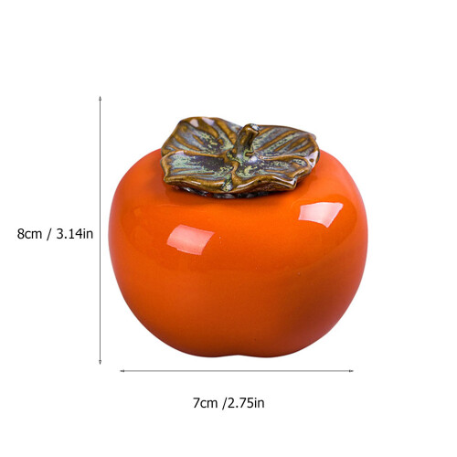Persimmon Tebehållare Av Keramik Förvaringskärl 1