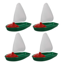 4Pièces Jouets Voiliers Plastique Vert Piscine Enfants