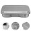 Nail Art Tool Storage & Sterilizer I Rostfritt Silver 9