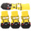 4Pcs Varm Bomullssockor Med Anti-Slip För Tassar (M) 2