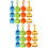 2 Sets Kinderstrand Speelgoed Plastic Hark Zandzeef 9