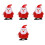 4 Stuks Opwindbare Kerstman Speelgoed Feestcadeau 5