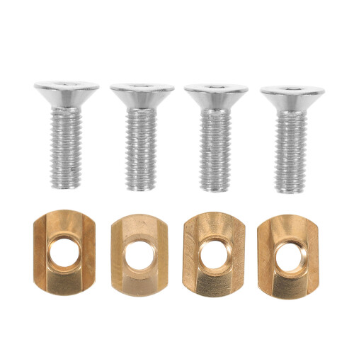 1 Set Messing T-Mutter Mit Schraube M8 Für Hydrofoil Und Surfbrett