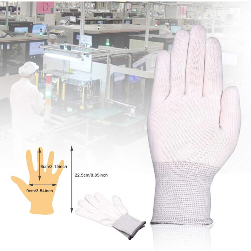 Craftsmanship's Ally, Επενδύσεις γαντιών για ολόκληρα δάχτυλα με απορρόφηση ιδρώτα και 1