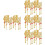 8St Delicate Bell Armlet Vrouwen Buikdans 8