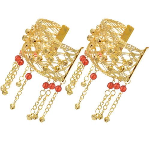 8St Delicate Bell Armlet Vrouwen Buikdans 2