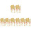 8St Delicate Bell Armlet Vrouwen Buikdans 4