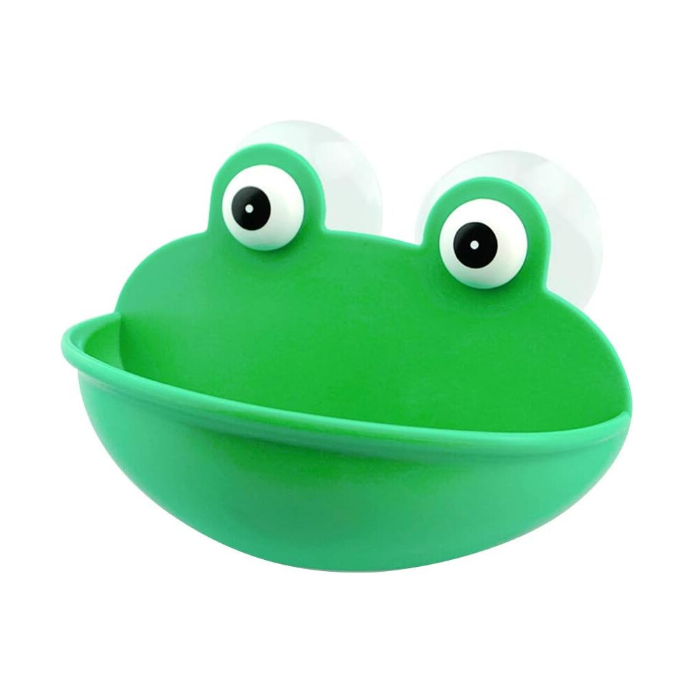 Smooth Surface Mount, Frog Design With Adhesive Suction Cups For Reptile Habitat, Abs Plastic Ensures Durability, Bathroom Organizer Promotes Quick Wa 9060116643103
