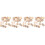 4 Sets Wielen En Kit Onafgewerkte Blanks Craft Accessoires 4