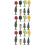 3Sets Synthetische Boom Decor Diverse Kleuren Realistisch Model 10