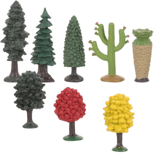 3Sets Synthetische Boom Decor Diverse Kleuren Realistisch Model 2
