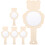5 Stuks Ongeverfde Spiegel Voor Kinderen Diy 2