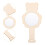 5 Stuks Ongeverfde Spiegel Voor Kinderen Diy 6
