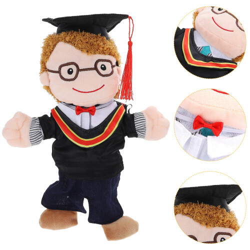 1 Set Pop Decoratieve Afstuderenmuts En Kleding Voor Aankleden 2