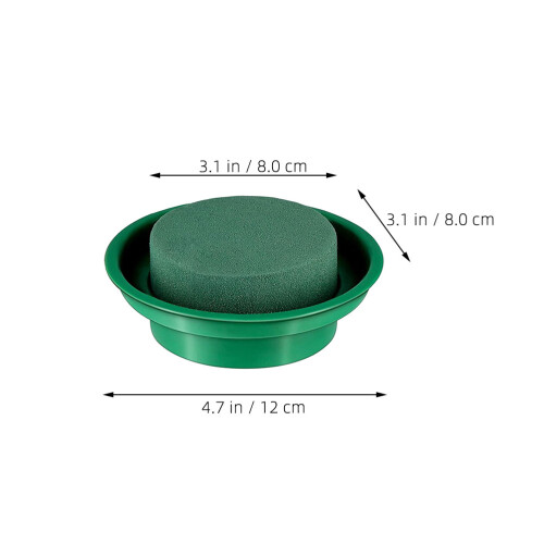 2Pcs Base Para Arranjo De Flores Resistente Com Absorção 2