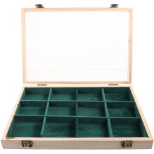 schmuckdisplay box organizer für halskette, ohrringe, ringe, armband