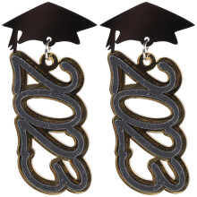 1Paar Leichte Ohrringe Doktorhut Design Für Abschlussfeier