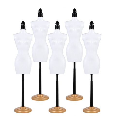 5 Mini Mannequins Voor Kledingpresentatie