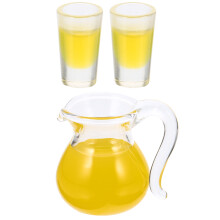 1 Set Mini Saftkanne Mit Tassen Falsches Getränk Küchenaccessoires