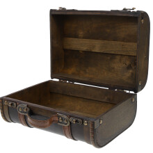 Keepsake Box Schmuckbox Retro Dunkelbraun 1