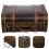 Keepsake Box Schmuckbox Retro Dunkelbraun 1 3