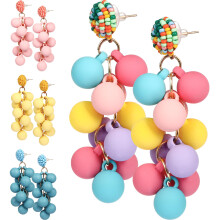 12Paare Ohrringe Lange Drop Earrings Für Frauen Schmuck