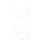 2St Metalen Witte Ketting Met Design En Dames 5