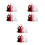 12Paare Spitzenhandschuhe Fingerlos Hochzeitsfest Brautmode 4